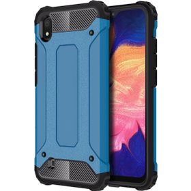Microsonic Samsung Galaxy A10 Uyumlu Rugged Armor Mavi Kılıf