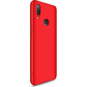 Microsonic Samsung Galaxy A10S Double Dip 360 Protective Kırmızı Kılıf