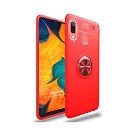 Microsonic Samsung Galaxy A10S Kickstand Ring Holder Lacivert Kılıf