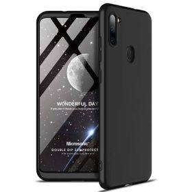 Microsonic Samsung Galaxy A11 Double Dip 360 Protective Siyah Kılıf