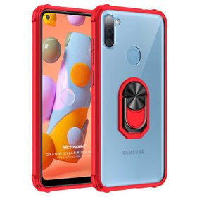 Microsonic Samsung Galaxy A11 Grande Clear Ring Holder Kılıf