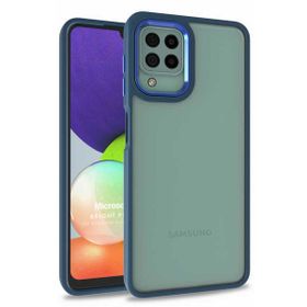 Microsonic Samsung Galaxy A12 Bright Planet Lacivert Kılıf