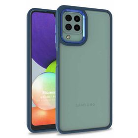 Microsonic Samsung Galaxy A12 Bright Planet Lacivert Kılıf