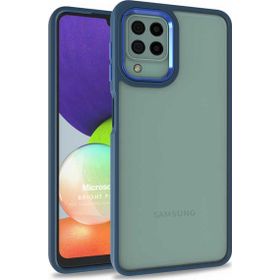 Microsonic Samsung Galaxy A12 Bright Planet Lacivert Kılıf