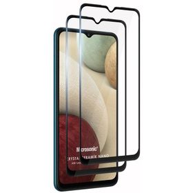 Microsonic Samsung Galaxy A12 Crystal Seramik Nano 2 Adet Siyah Ekran Koruyucu