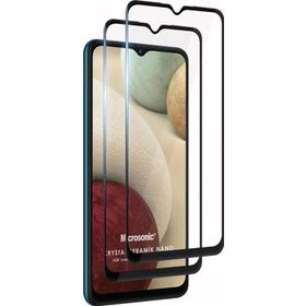 Microsonic Samsung Galaxy A12 Crystal Seramik Nano 2 Adet Siyah Ekran Koruyucu