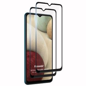 Microsonic Samsung Galaxy A12 Crystal Seramik Nano 2 Adet Siyah Ekran Koruyucu