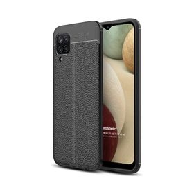 Microsonic Samsung Galaxy A12 Deri Dokulu Silikon Pembe Kılıf