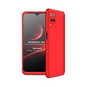 Microsonic Samsung Galaxy A12 Double Dip 360 Protective Kılıf