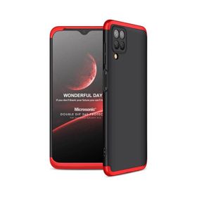 Microsonic Samsung Galaxy A12 Double Dip 360 Protective Kılıf