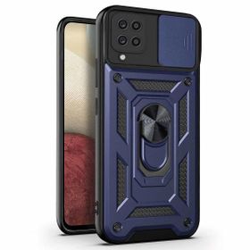 Microsonic Samsung Galaxy A12 Impact Resistant Lacivert Kılıf