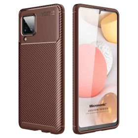 Microsonic Samsung Galaxy A12 Legion Series Kahverengi Kılıf