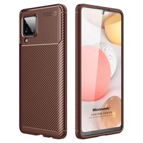 Microsonic Samsung Galaxy A12 Legion Series Kahverengi Kılıf