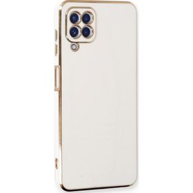 Microsonic Samsung Galaxy A12 Olive Plated Beyaz Kılıf