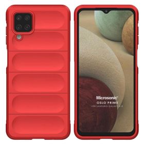 Microsonic Samsung Galaxy A12 Oslo Prime Kırmızı Kılıf