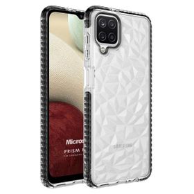 Microsonic Samsung Galaxy A12 Prism Hybrid Siyah Kılıf