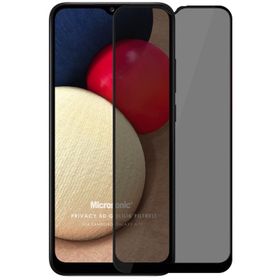 Microsonic Samsung Galaxy A12 Privacy 5D Gizlilik Filtreli Siyah Cam Ekran Koruyucu
