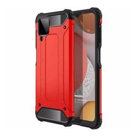 Microsonic Samsung Galaxy A12 Rugged Armor Kırmızı Kılıf