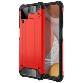 Microsonic Samsung Galaxy A12 Rugged Armor Kırmızı Kılıf