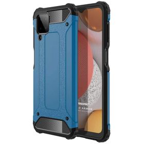 Microsonic Samsung Galaxy A12 Rugged Armor Mavi Kılıf