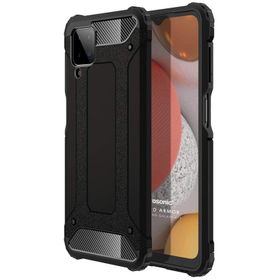 Microsonic Samsung Galaxy A12 Rugged Armor Mavi Kılıf