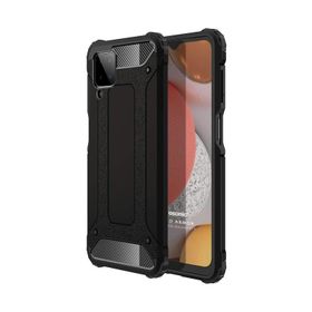 Microsonic Samsung Galaxy A12 Rugged Armor Mavi Kılıf