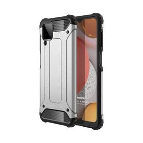 Microsonic Samsung Galaxy A12 Rugged Armor Mavi Kılıf