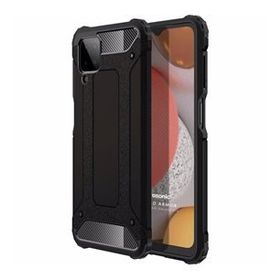 Microsonic Samsung Galaxy A12 Rugged Armor Siyah Kılıf
