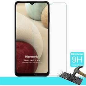 Microsonic Samsung Galaxy A12 Tempered Glass Cam Ekran Koruyucu