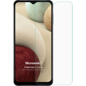 Microsonic Samsung Galaxy A12 Tempered Glass Cam Ekran Koruyucu