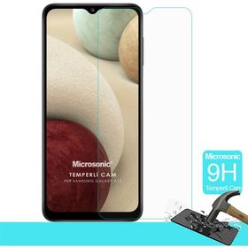 Microsonic Samsung Galaxy A12 Tempered Glass Cam Ekran Koruyucu