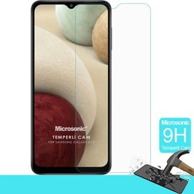 Microsonic Samsung Galaxy A12 Tempered Glass Cam Ekran Koruyucu
