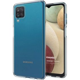 Microsonic Samsung Galaxy A12 Transparent Soft Beyaz Kılıf