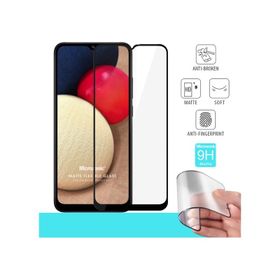 Microsonic Samsung Galaxy A12 Uyumlu Seramik Matte Flexible Siyah Ekran Koruyucu
