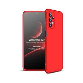 Microsonic Samsung Galaxy A13 4G Double Dip 360 Kırmızı Kılıf