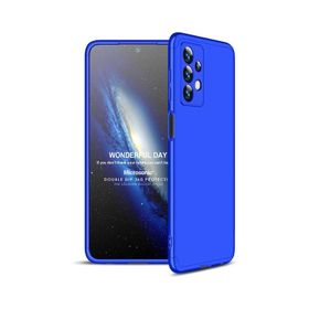 Microsonic Samsung Galaxy A13 4G Double Dip 360 Mavi Kılıf