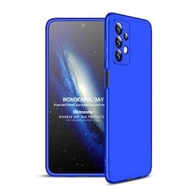 Microsonic Samsung Galaxy A13 4G Double Dip 360 Protective Mavi Kılıf