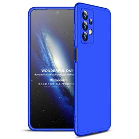 Microsonic Samsung Galaxy A13 4G Double Dip 360 Protective Mavi Kılıf