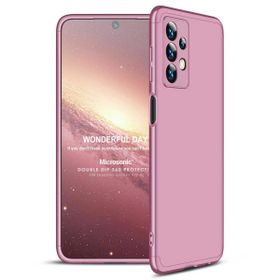Microsonic Samsung Galaxy A13 4G Double Dip 360 Protective Rose Gold Kılıf