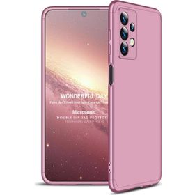 Microsonic Samsung Galaxy A13 4G Double Dip 360 Protective Rose Gold Kılıf