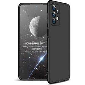 Microsonic Samsung Galaxy A13 4G Double Dip 360 Protective Siyah Kılıf