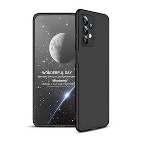 Microsonic Samsung Galaxy A13 4G Double Dip 360 Protective Siyah Kılıf