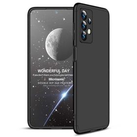 Microsonic Samsung Galaxy A13 4G Double Dip 360 Protective Siyah Kılıf