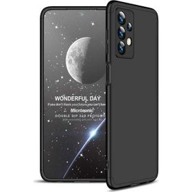 Microsonic Samsung Galaxy A13 4G Double Dip 360 Protective Siyah Kılıf