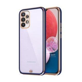 Microsonic Samsung Galaxy A13 4G Laser Plated Soft Lacivert Kılıf