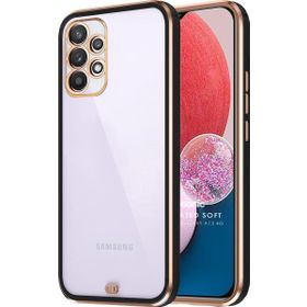 Microsonic Samsung Galaxy A13 4G Laser Plated Soft Siyah Kılıf