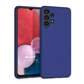 Microsonic Samsung Galaxy A13 4G Matte Silicone Lacivert Kılıf