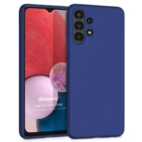 Microsonic Samsung Galaxy A13 4G Matte Silicone Lacivert Kılıf