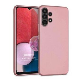 Microsonic Samsung Galaxy A13 4G Matte Silicone Rose Gold Kılıf