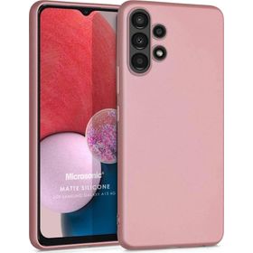 Microsonic Samsung Galaxy A13 4G Matte Silicone Rose Gold Kılıf